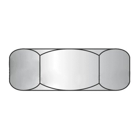 Jam Nut, M14-2.00, 316 Stainless Steel, Not Graded, Plain, 7 mm Ht, 100 PK